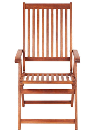Tuinstoelen inklapbaar 2 st massief acaciahout bruin