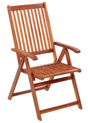 Tuinstoelen inklapbaar 2 st massief acaciahout bruin