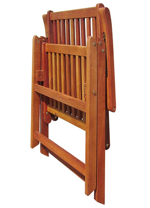 Tuinstoelen inklapbaar 2 st massief acaciahout bruin