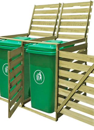 Containerberging Enkel 240 L Geïmpregneerd Hout