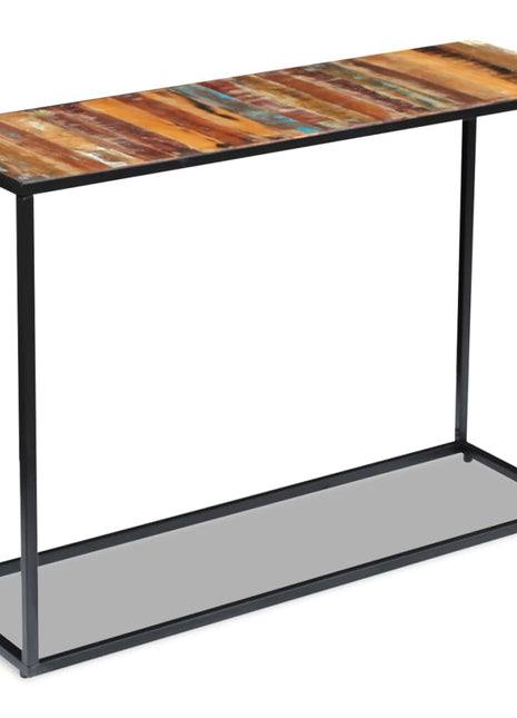 Wandtafel 110X35X76 Cm Massief Gerecycled Hout
