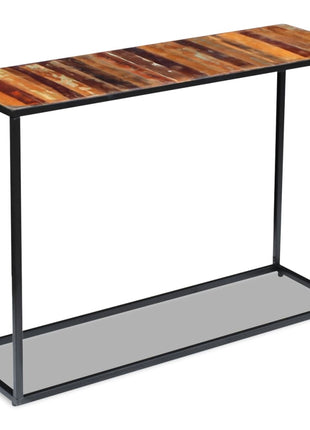 Wandtafel 110X35X76 Cm Massief Gerecycled Hout