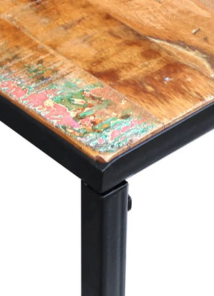 Wandtafel 110X35X76 Cm Massief Gerecycled Hout