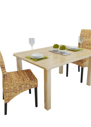 Eetkamerstoelen Abaca En Massief Mangohout