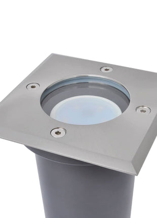 LED-Grondspots buiten 3 stuks vierkant