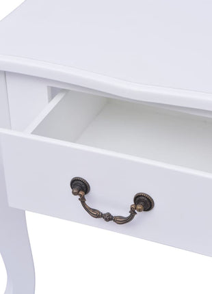 Nachtkastjes 2 Stuks Mdf Wit