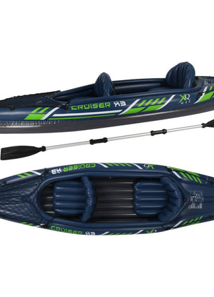 Kajak Cruiser X3 342x76x32 cm blauw en groen