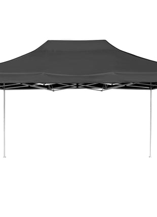 Partytent professioneel inklapbaar 4,5x3 m aluminium antraciet
