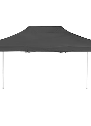 Partytent professioneel inklapbaar 4,5x3 m aluminium antraciet