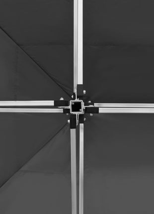 Partytent professioneel inklapbaar 4,5x3 m aluminium antraciet