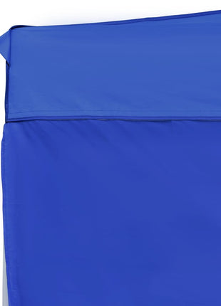 Partytent inklapbaar met wanden 4,5x3 m aluminium blauw