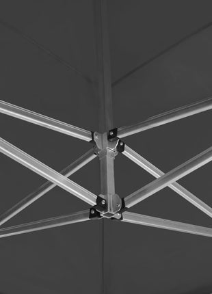 Partytent professioneel inklapbaar 6x3 m aluminium antraciet