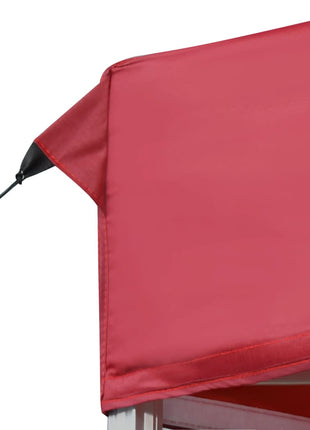 Partytent professioneel inklapbaar 6x3 m aluminium wijnrood