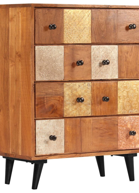 Ladekast 60x30x75 cm massief acaciahout