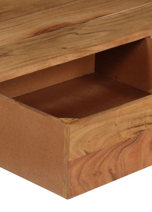 Wandbureau 90X40X170 Cm Massief Acaciahout