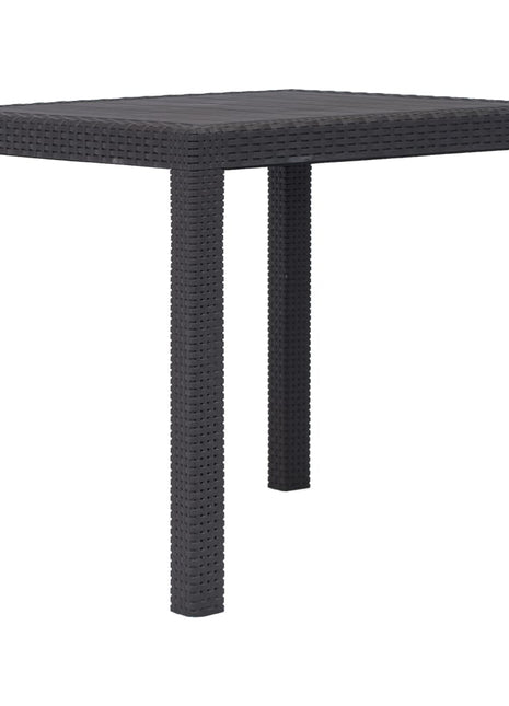 Tuintafel Rattan-Look Kunststof