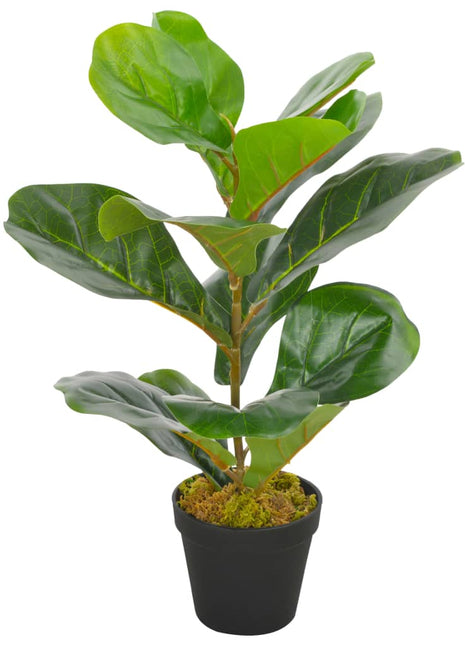 Kunstplant Met Pot Vioolbladplant Groen