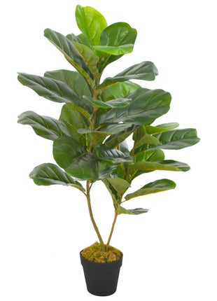Kunstplant Met Pot Vioolbladplant Groen
