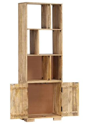 Boekenkast 60X35X180 Cm Massief Mangohout