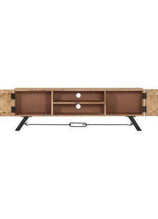 Tv-Meubel 140X30X45 Cm Massief Acaciahout