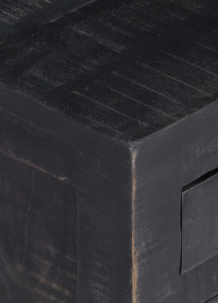 Salontafel Massief Mangohout Zwart