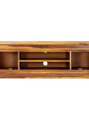 Tv-Meubel 118X30X40 Cm Massief Acaciahout