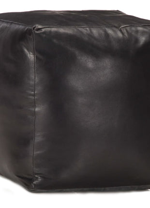 Poef 40X40X40 Cm Echt Geitenleer