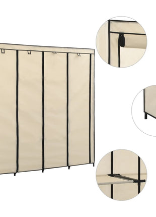 Kledingkast Met 4 Vakken 175X45X170 Cm