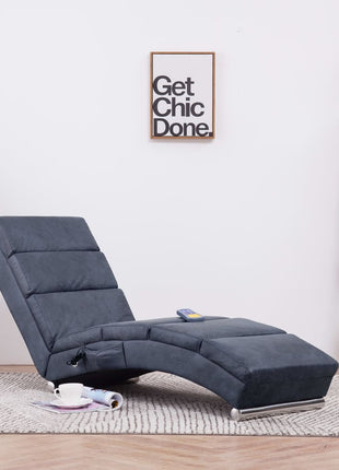 Massage Chaise Longue Kunstsuède