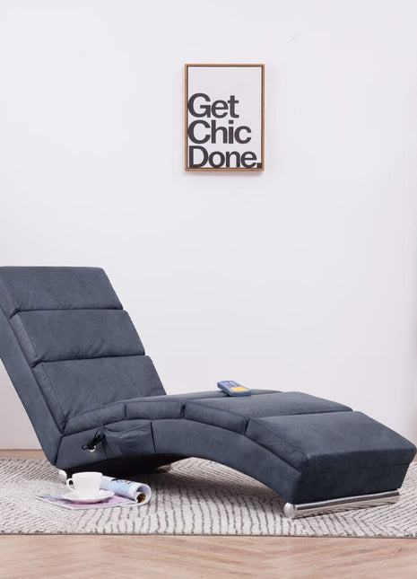 Massage Chaise Longue Kunstsuède
