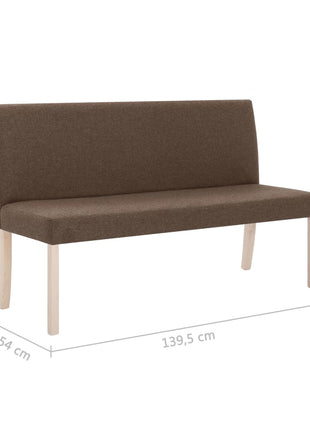 Bankje 139,5 Cm Polyester