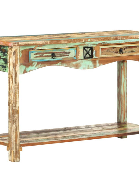 Wandtafel 120X40X75 Cm Massief Gerecycled Hout