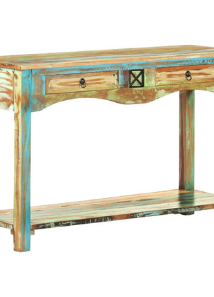 Wandtafel 120X40X75 Cm Massief Gerecycled Hout