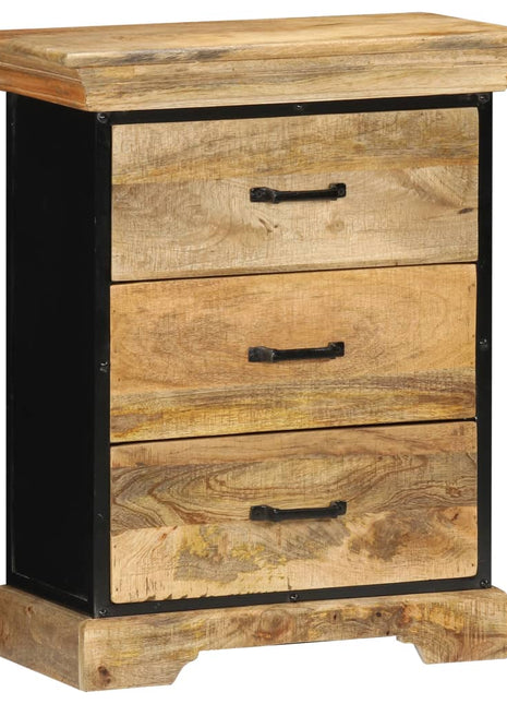 Ladekast 60x30x75 cm massief mangohout