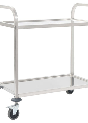 Keukentrolley 4-Laags 107X55X125 Cm Roestvrij Staal