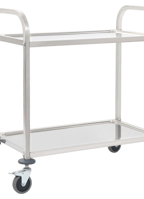 Keukentrolley 4-Laags 107X55X125 Cm Roestvrij Staal