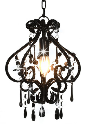 Plafondlamp Met Kralen Rond E14