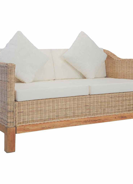Met Kussens Natuurlijk Rattan