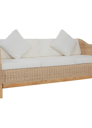 Met Kussens Natuurlijk Rattan