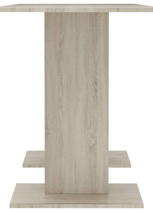 Eettafel 110x60x75 cm bewerkt hout sonoma eikenkleurig