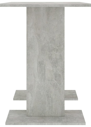 Eettafel 110x60x75 cm bewerkt hout betongrijs
