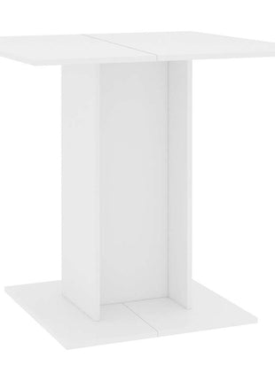 Eettafel 80x80x75 cm bewerkt hout wit