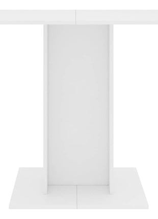 Eettafel 80x80x75 cm bewerkt hout wit