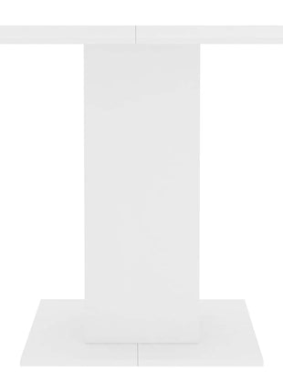 Eettafel 80x80x75 cm bewerkt hout wit