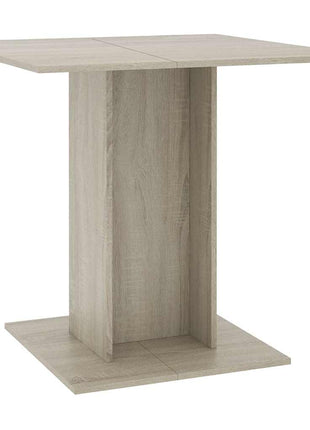 Eettafel 80x80x75 cm spaanplaat sonoma eikenkleurig