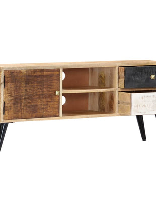 Tv-Meubel 115X30X47 Cm Massief Mangohout