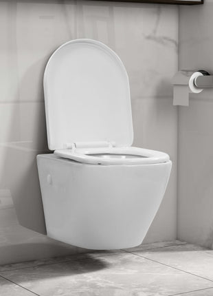 Hangend Toilet Randloos Keramiek