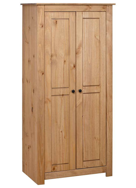 Kledingkast Panama Range 80X50X171,5 Cm Massief Grenenhout Bruin