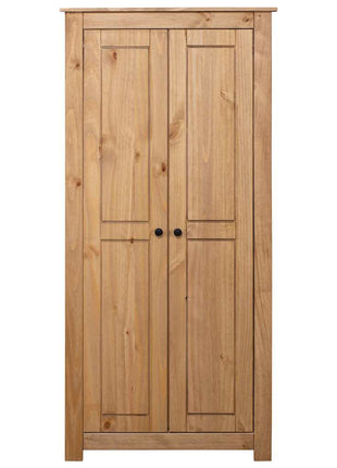 Kledingkast Panama Range 80X50X171,5 Cm Massief Grenenhout Bruin