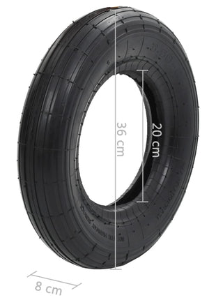 Kruiwagenband 3.50-8 4Pr Rubber